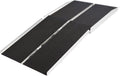 5' Portable Wheelchair Ramp for Home Steps, 600 lb, Scooter, Silver Spring