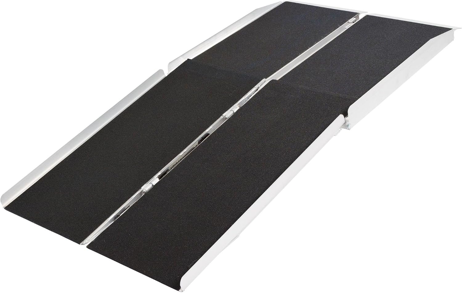 5' Portable Wheelchair Ramp for Home Steps, 600 lb, Scooter, Silver Spring