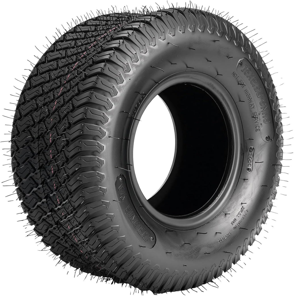 KAX 18x8.5-8 Lawn Mower Tires,18x8.5-8 Mud Tires for Off-Road, Golf Carts,4 Ply, 2Pcs,Tubeless Z-160
