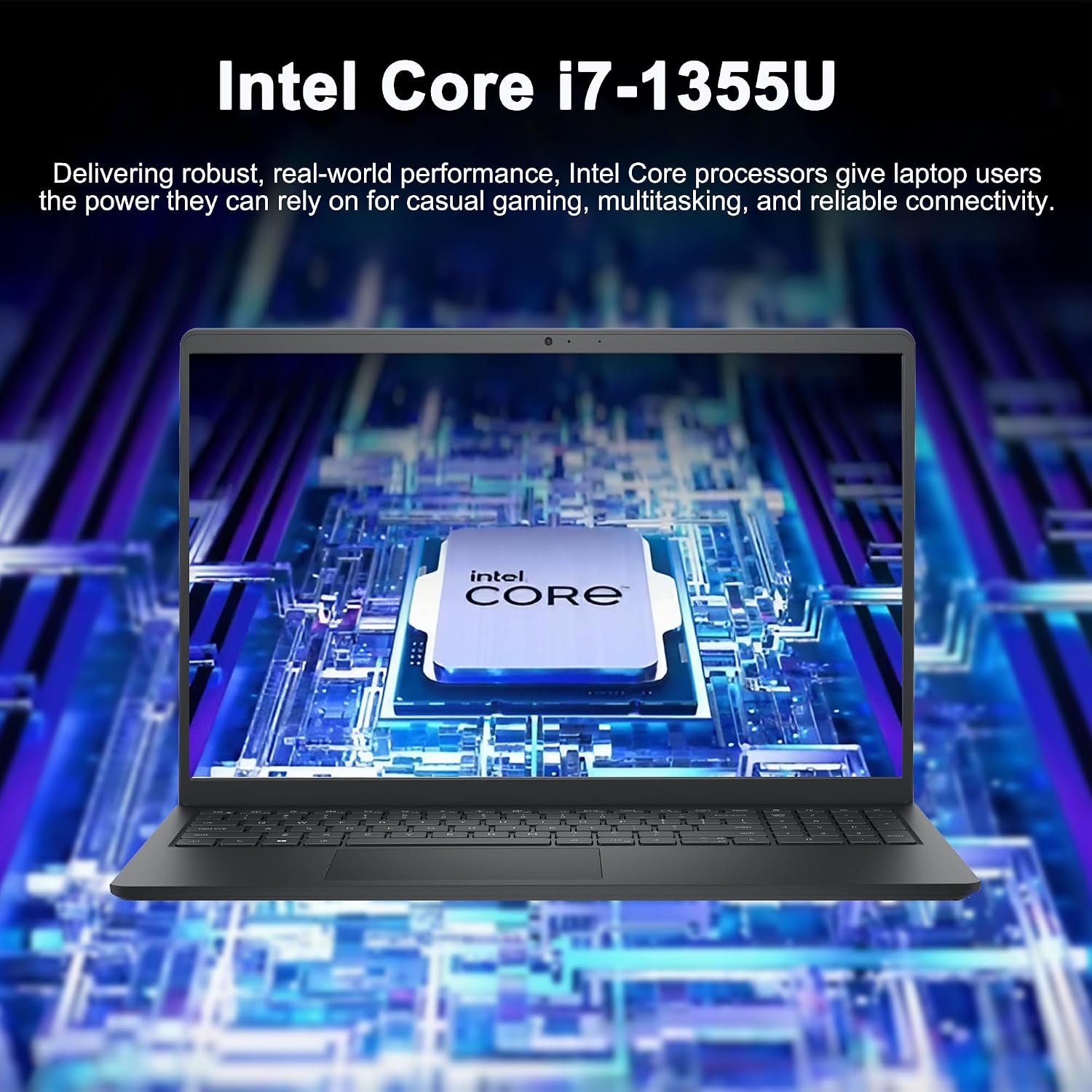 Dell 15 Business Laptop 15.6' FHD Anti-Glare Touchscreen Intel 10-core i7-1355U 16GB RAM 1TB SSD Type-C ExpressCharge Long-Lasting Battery Win11Pro