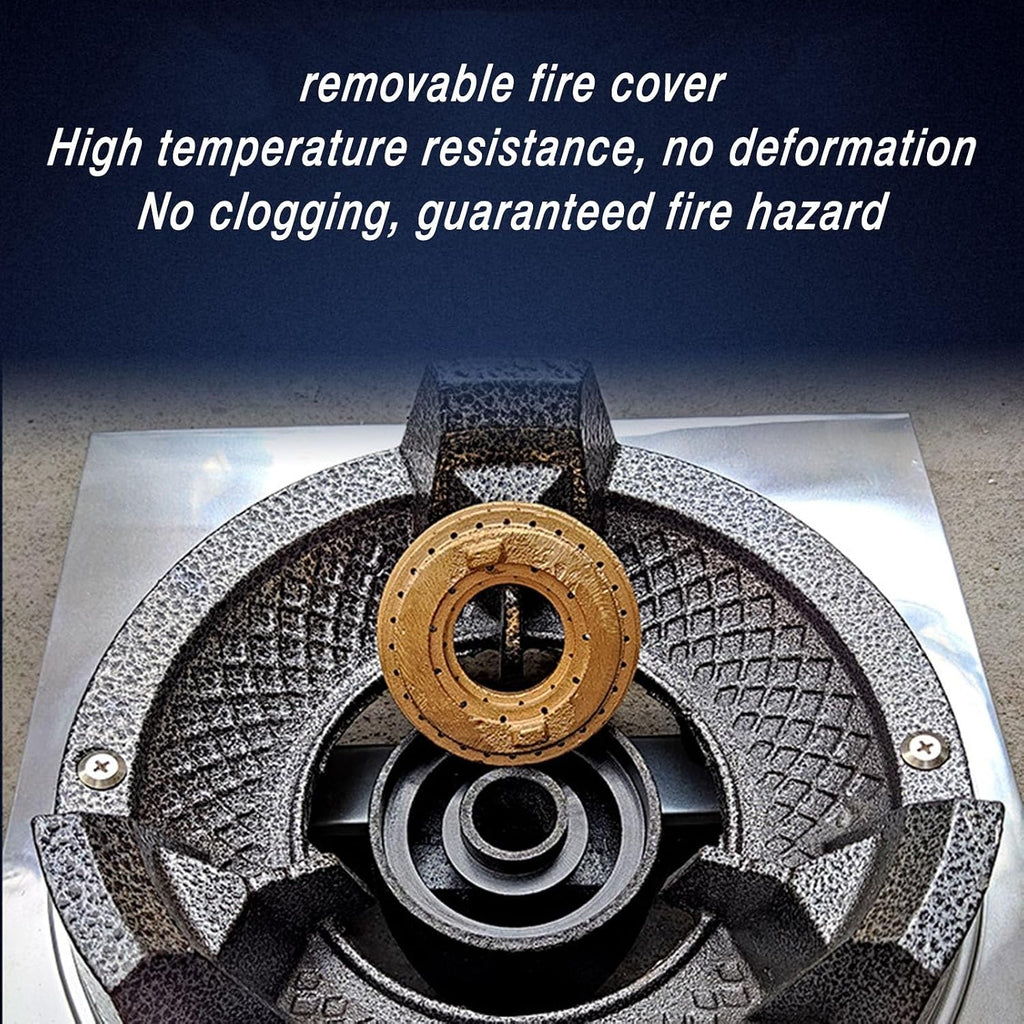 Stainless Steel Single Burner,40kw Desktop Gas Stove,LPG Gas Stove,Thermocouple Protection,Suitable for Apartments and Indoors, 18648
