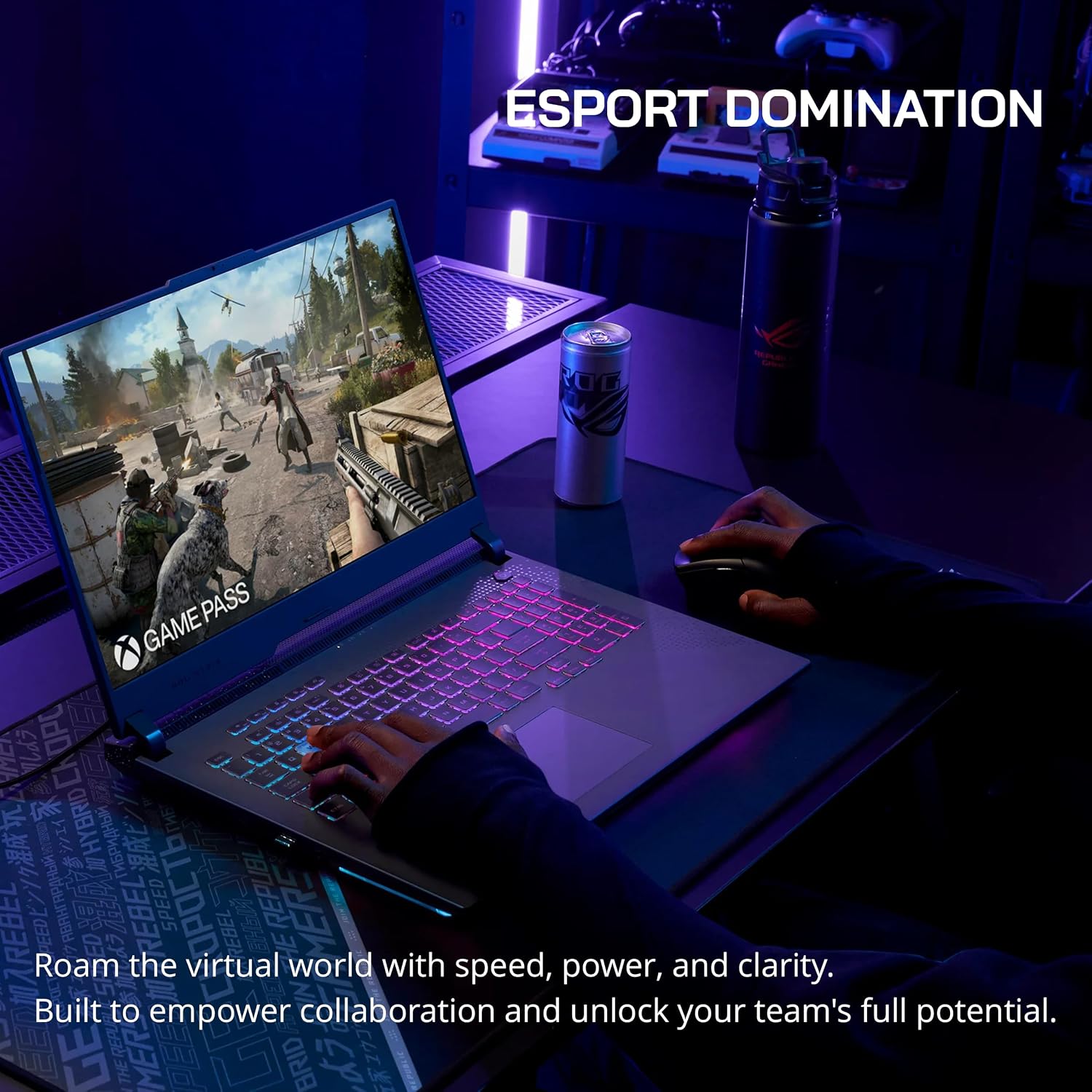 ASUS ROG Strix G17 Gaming Laptop, 17.3' QHD 240Hz Display, AMD Ryzen 9 7845HX, GeForce RTX 4060, 32GB DDR5 RAM, 1TB PCIe SSD, RGB Backlit Keyboard, Win 11 Pro, Gray, 32GB Hotface USB Card (Renewed)
