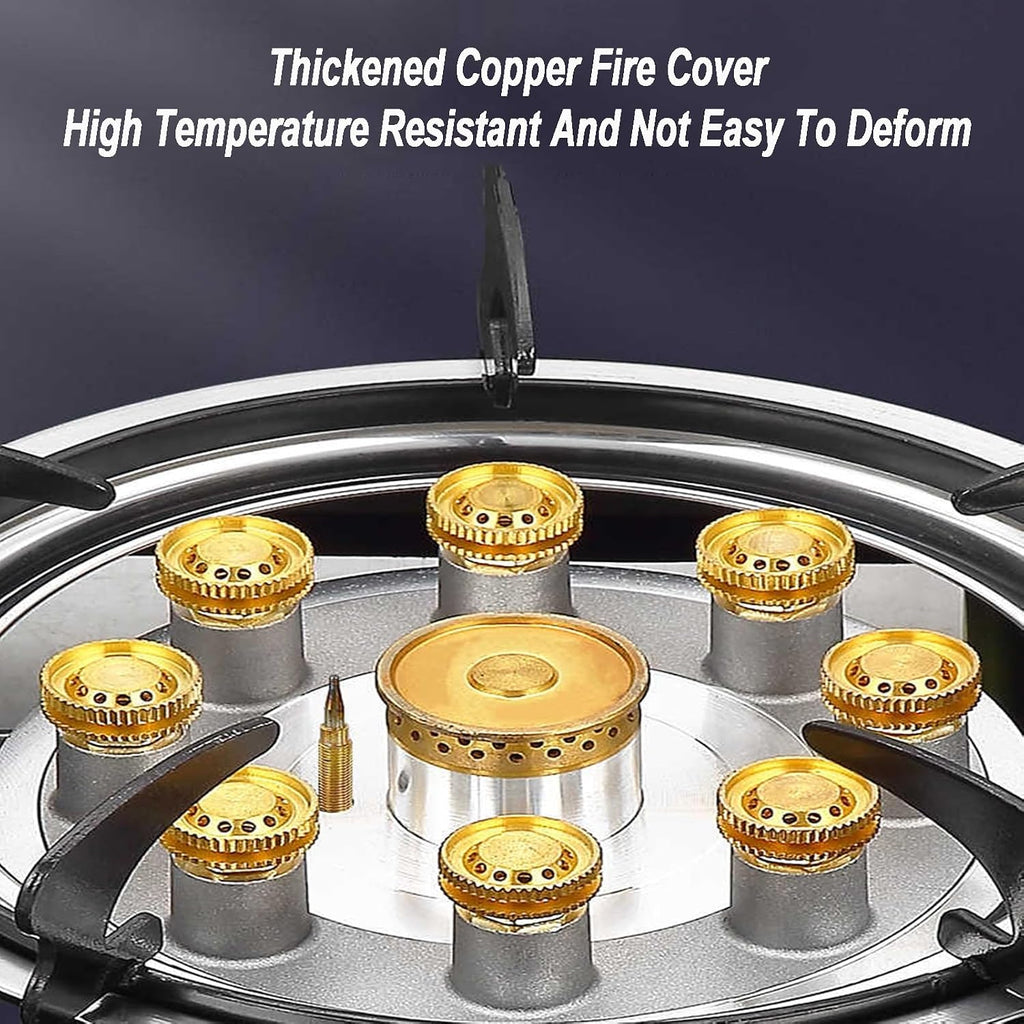 Gas Cooker,5.2kW Single-Burner Gas Cooker,Household High-Fire Tabletop Stove,for Camping Restaurants Home(NG)