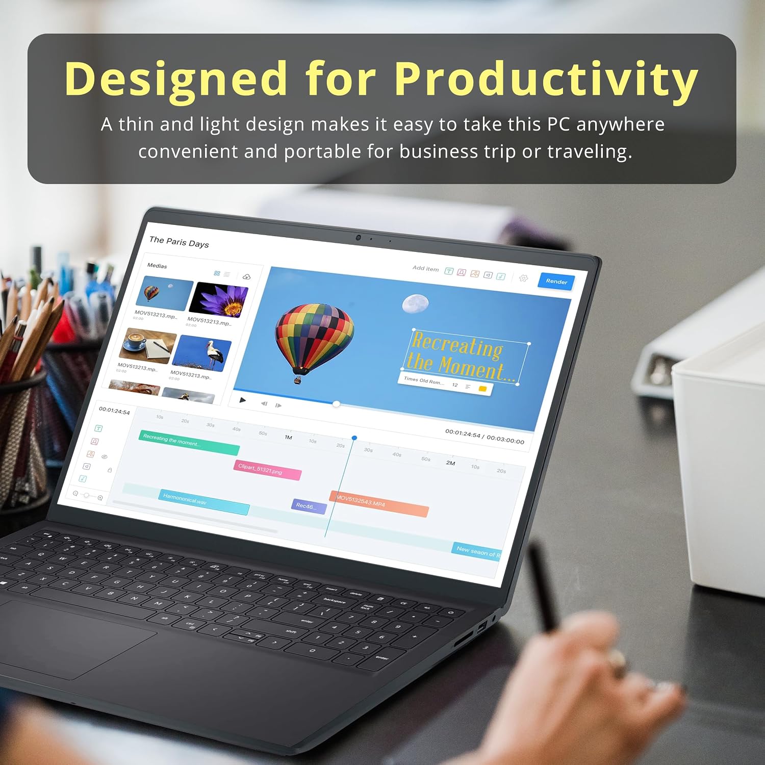 Dell Inspiron 15.6' FHD Touchscreen Laptop, Intel i7-1355U, 16GB RAM, 2TB Storage (1TB SSD+1TB Docking Station Set), Intel UHD Graphics, Numeric Keypad, 720p Webcam, Wi-Fi 6, Win 11 Pro, Black