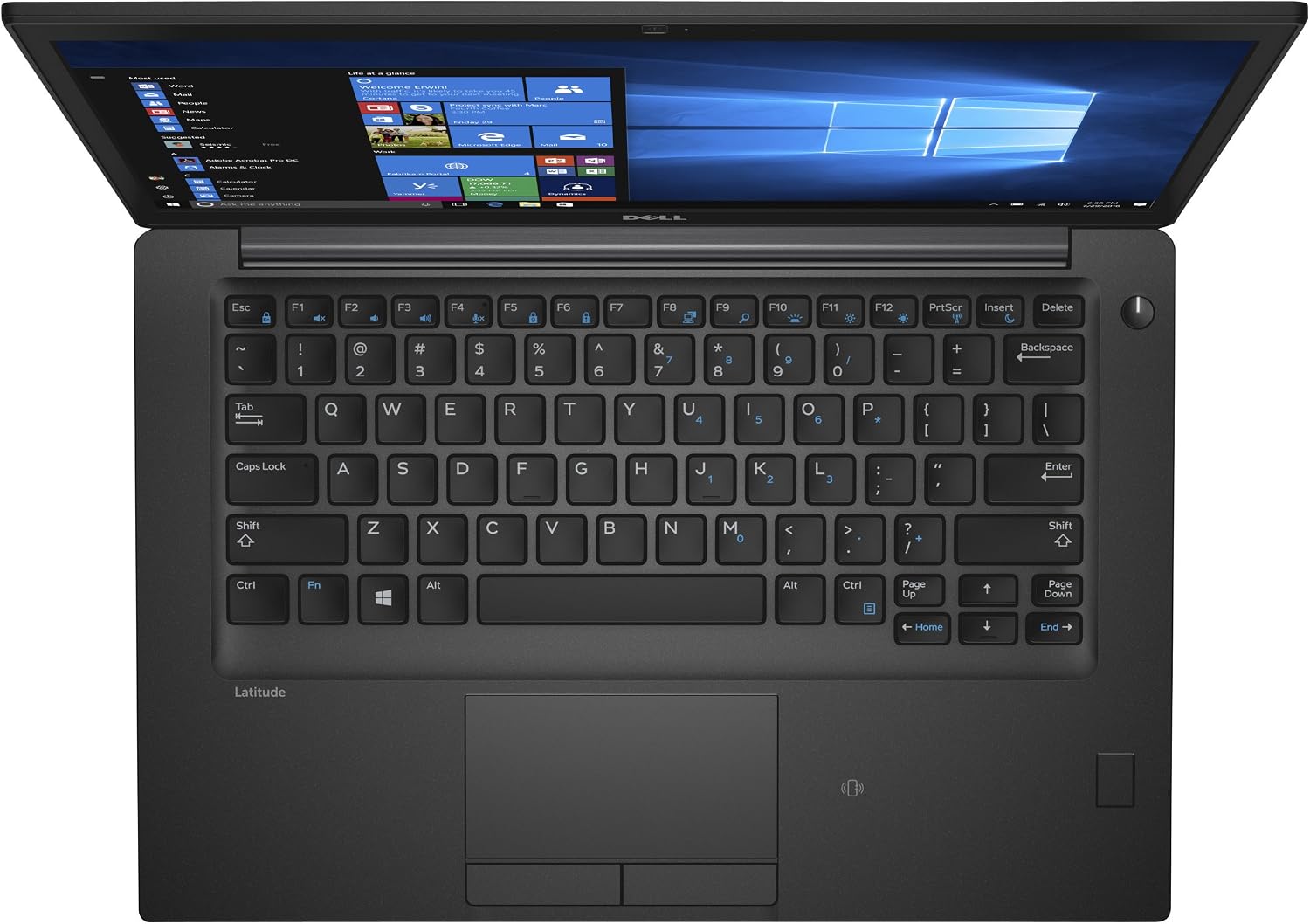 Dell Latitude 7480 14 Business Notebook, 14 HD Anti-Glare, Intel Core i5-6300U 2.4GHz Dual-Core, 16GB DDR4, 256GB Solid State Drive, Webcam, Bluetooth, Windows 10Pro (Renewed)