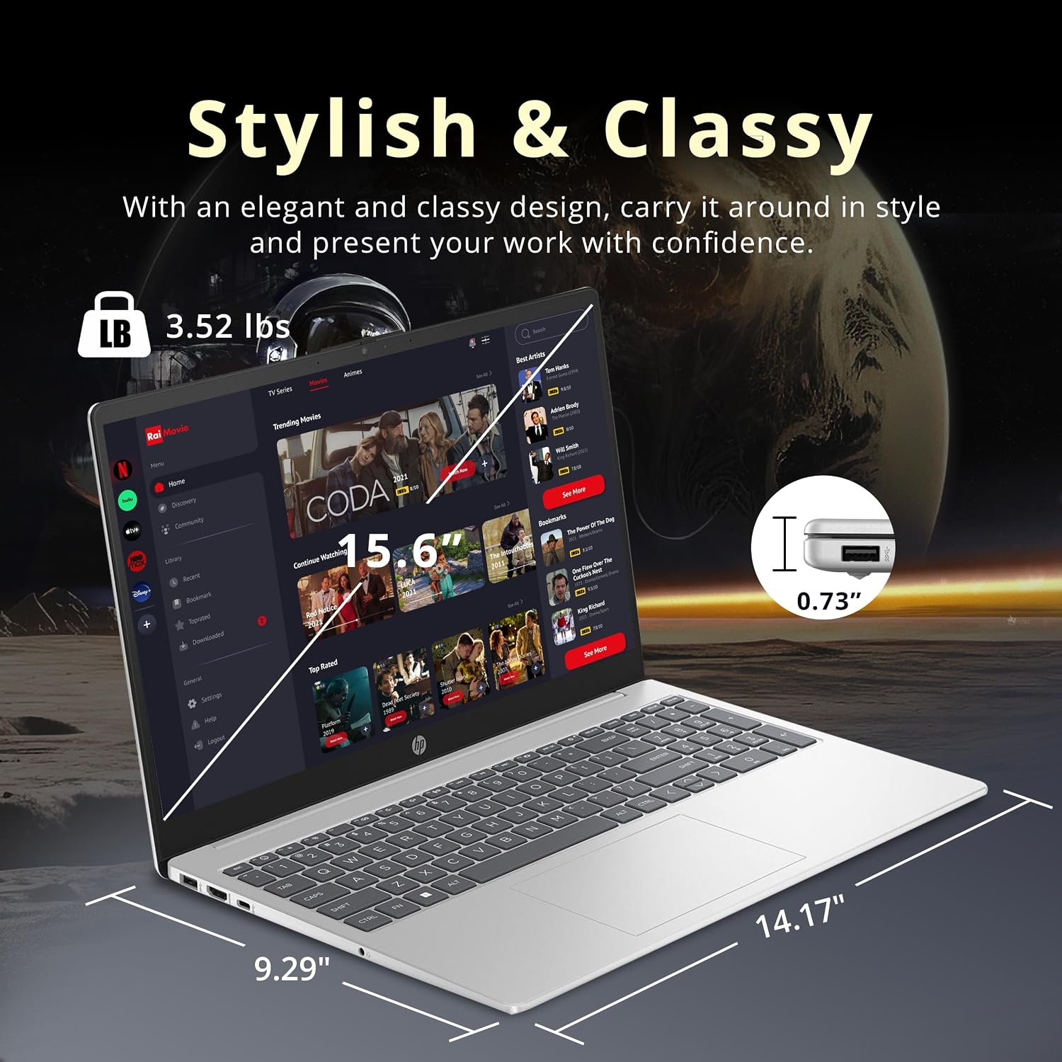 HP Pavilion 15.6' HD Touchscreen Laptop, Intel i3-1215U, 32GB RAM, 1.16TB Storage(1TB SSD+160GB Docking Station Set), Intel UHD Graphics, Num Pad, HD Camera, Fast Charge, Wi-Fi 6E, Win 11, Silver