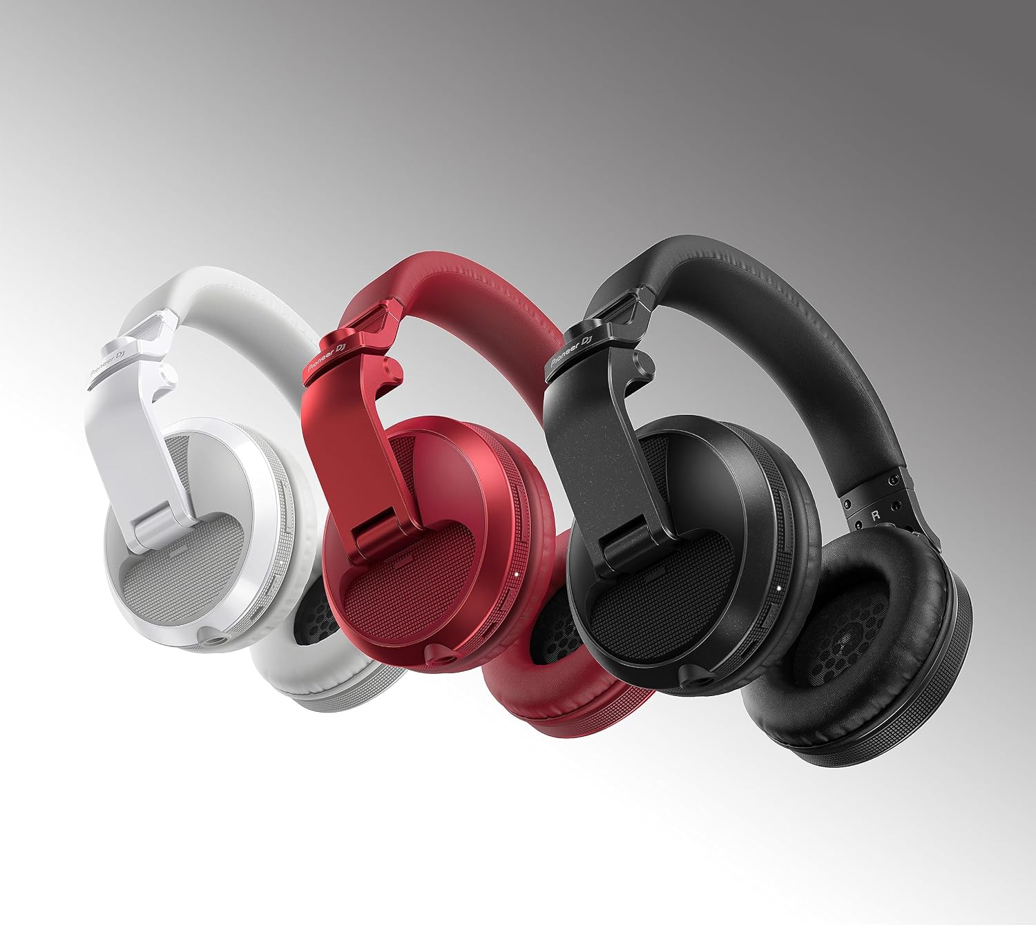 Pioneer DJ HDJ-X5BT-W Over-Ear DJ Headphones with Bluetooth, White