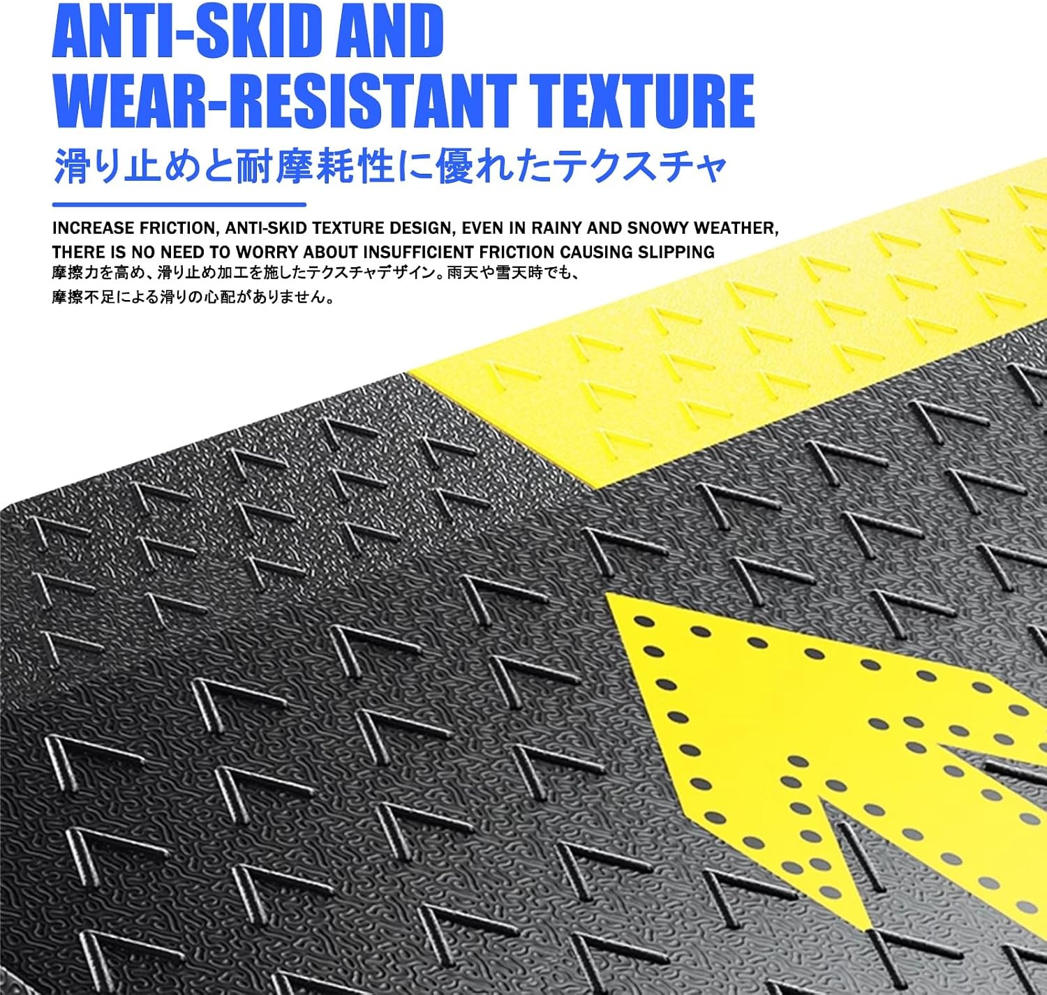 Heavy Duty Mobility Threshold Ramps，Portable Lightweight Kerb Curb Ramps，Auxiliary Slope Wheelchair Slope，Suitable for Homes, Steps, Doors.(100 * 25 * 9CM/39.4 * 9.8 * 3.5in)