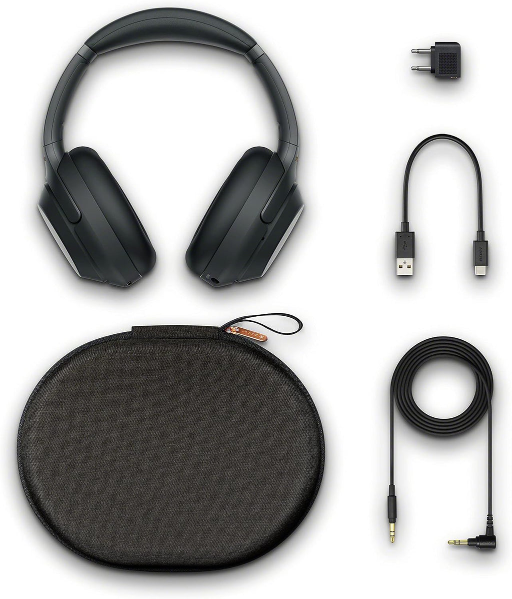 SONY WH1000XM3 Bluetooth Wireless Noise Canceling Headphones, Black WH-1000XM3/B (Renewed)