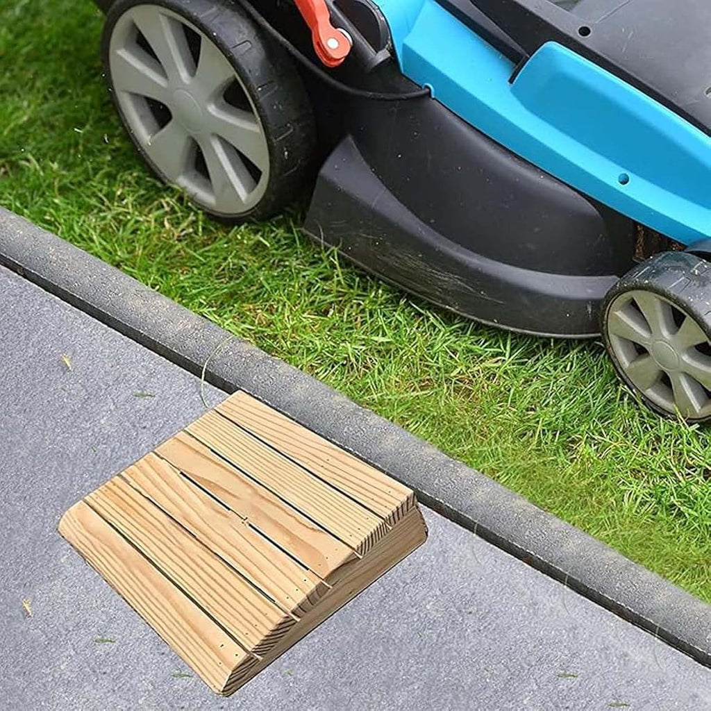 Transition Ramps 31.5x20x8in, Wood Threshold Ramp, Portable Mobile Threshold Rise Ramps, with Non-Slip Grooves, for Front Doors, Garage Doorways, Patios, Elderly Residential Home