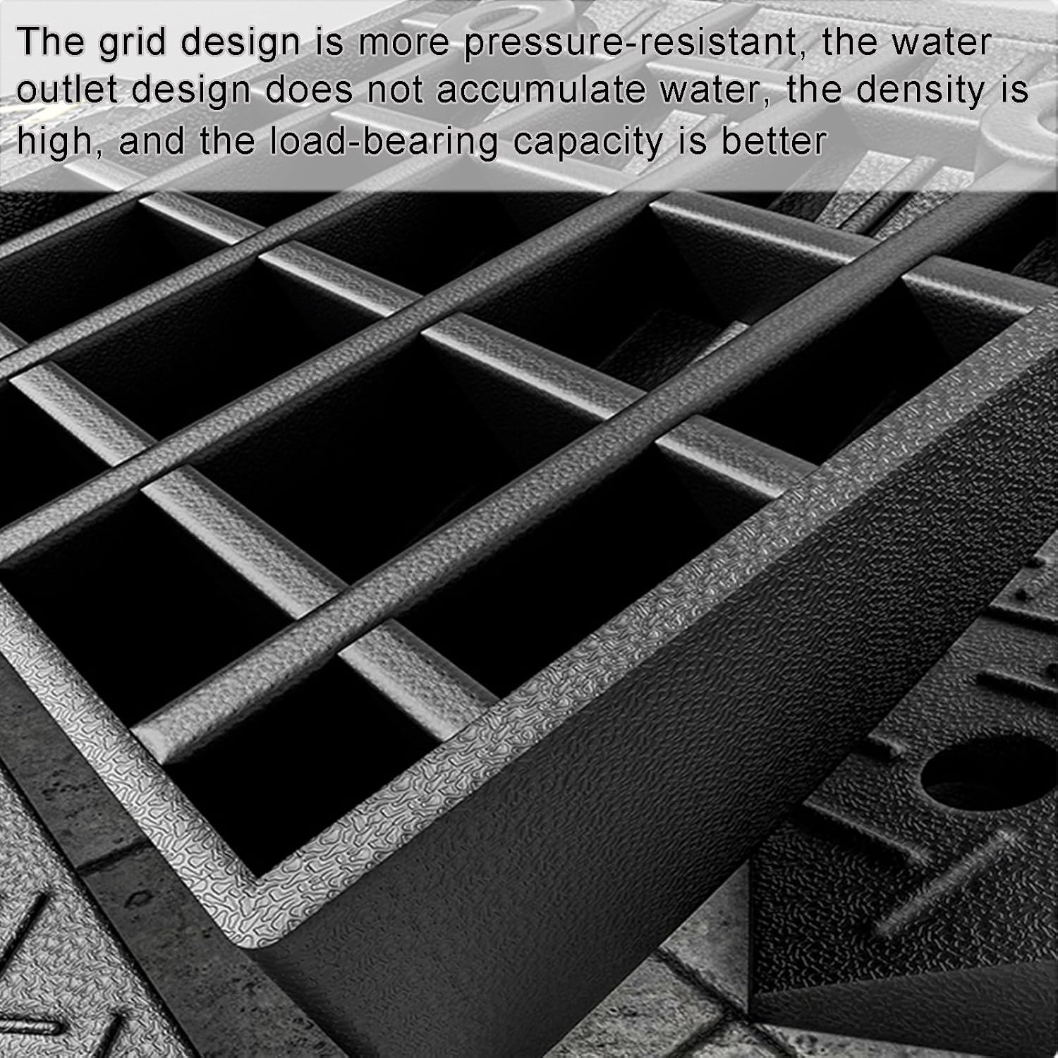 JIUYUEYA Driveway Curb Ramp,Threshold Ramp Wheelchair Ramp Scuff Plate with Anti-Slip Surface, Easy Portable Door Step Accessible Channel for Doorways Supermarket Entry, Size : 100X25X4CM-2PCS