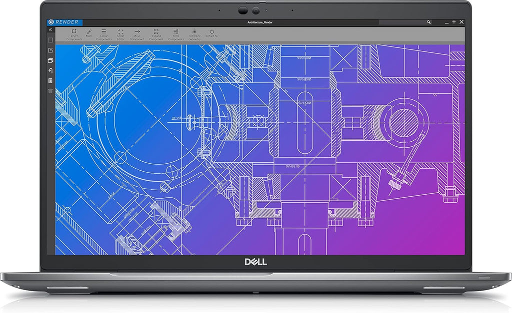Dell Precision 3570 Workstation Laptop (2022) | 15.6' 1366x768 HD | Core i7-1255U - 1TB SSD Hard Drive - 16GB RAM | 10 cores @ 4.7 GHz Win 11 Pro Silver (Renewed)