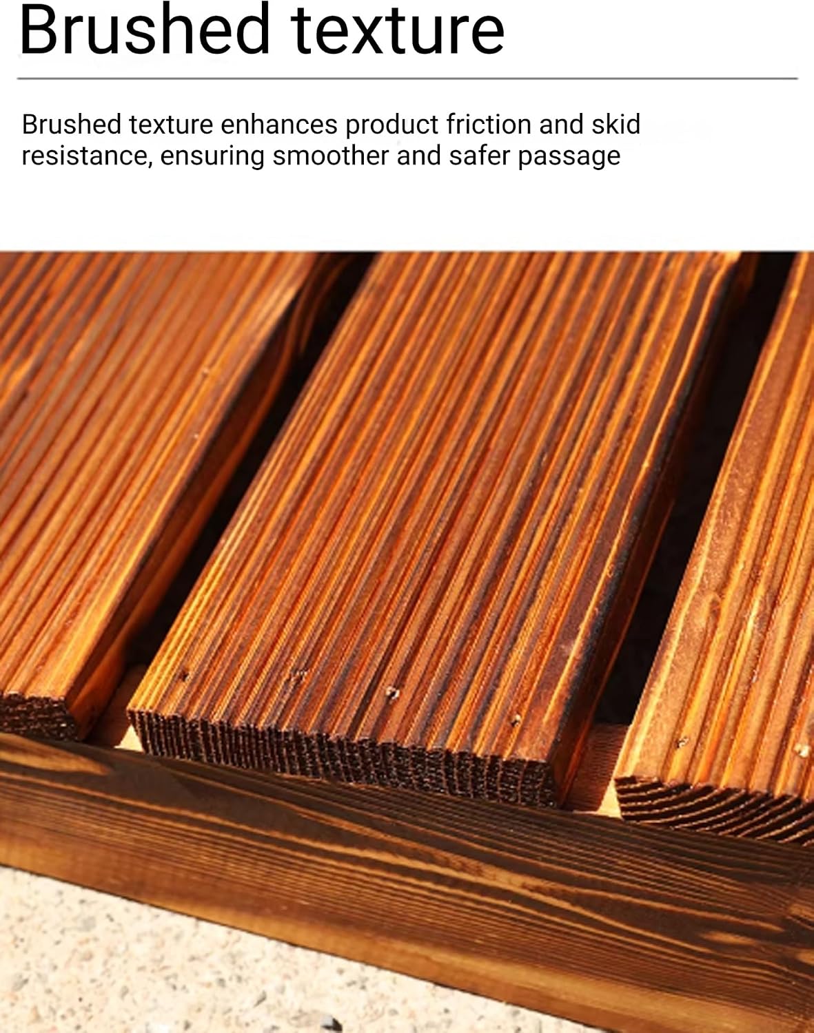 Wood Ramp for Doorways, Can Be Spliced Curb Threshold Ramps, Rise Entry Ramp for Home Steps(1/1.6FT(Color1,20x20x4in)