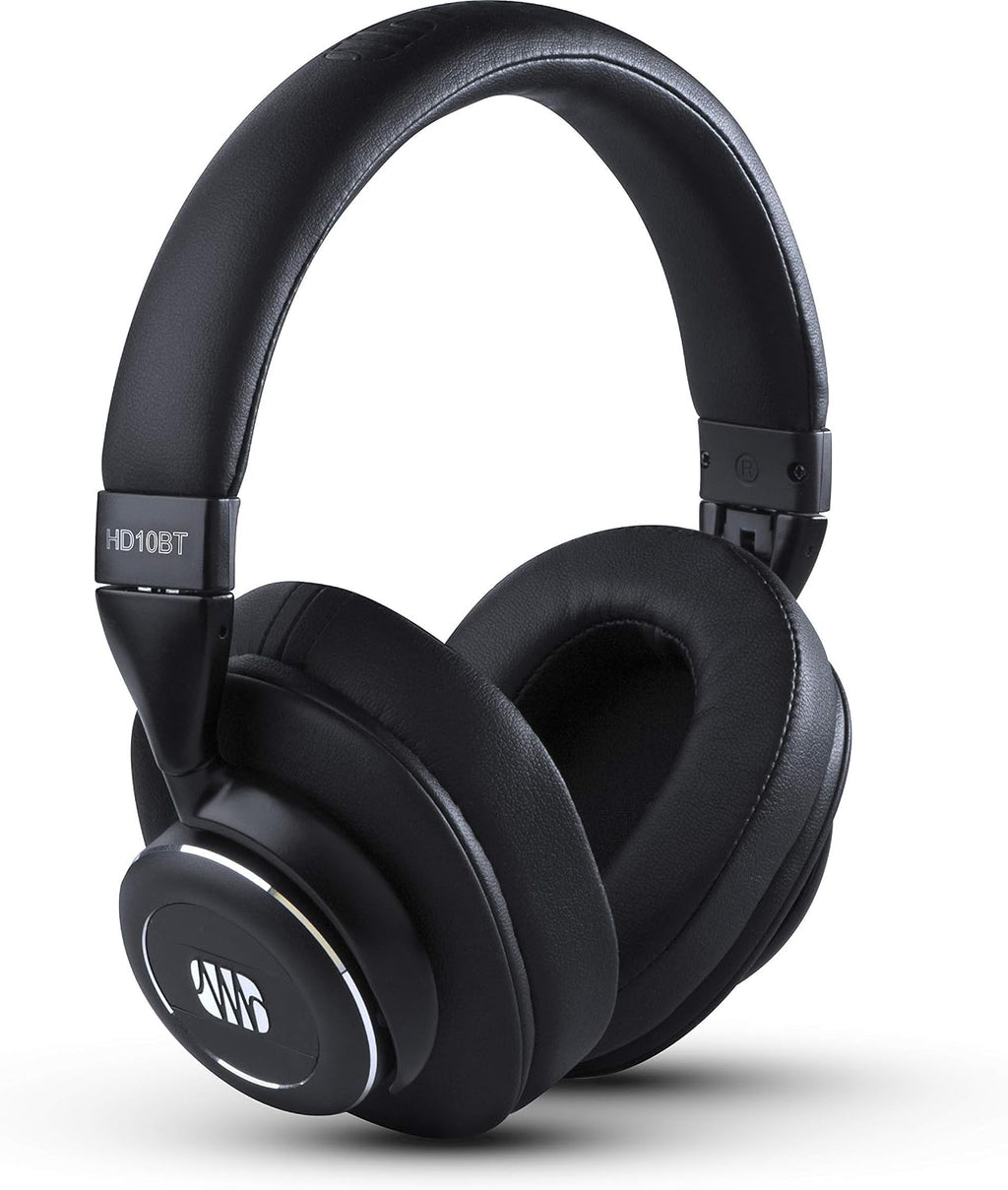 PreSonus Eris HD10BT Professional Headphones with Active Noise Canceling and Bluetooth — Closed-Back, Over-Ear Wireless ANC Studio Recording Headphones for Professional Mixing and Monitoring