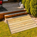 Threshold Ramp, Curb Ramp, Stairs Ramps for Wheelchairs for Home, Wooden Doorway Threshold Ramp Rise, Indoor Outdoor Garden Door Ramp/Slope