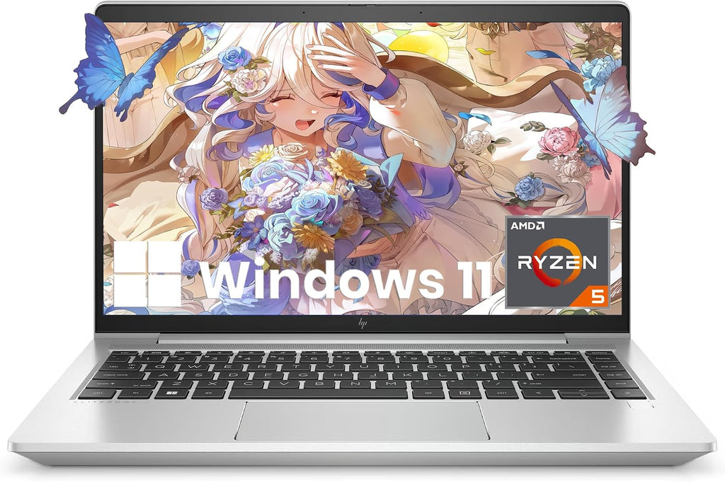 HP EliteBook 645 G9 Laptop Computer Windows 11 Pro, AMD Ryzen 5 PRO 5675U, 16GB RAM, 256GB PCIe SSD, 14in FHD Laptop 1920x1080, HDMI, Ryzen Notebook (Renewed)