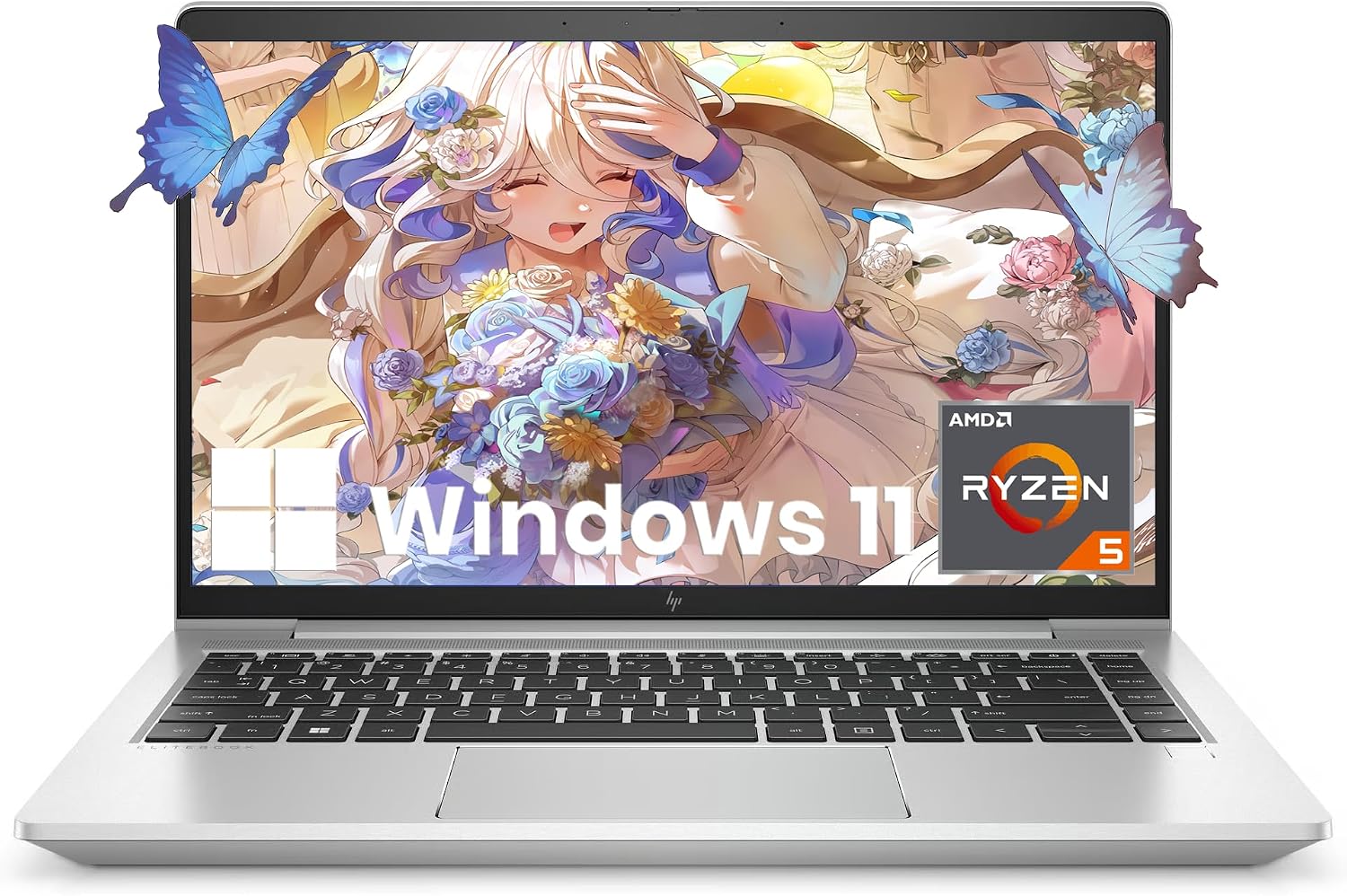 HP EliteBook 645 G9 Laptop Computer Windows 11 Pro, AMD Ryzen 5 PRO 5675U, 16GB RAM, 256GB PCIe SSD, 14in FHD Laptop 1920x1080, HDMI, Ryzen Notebook (Renewed)