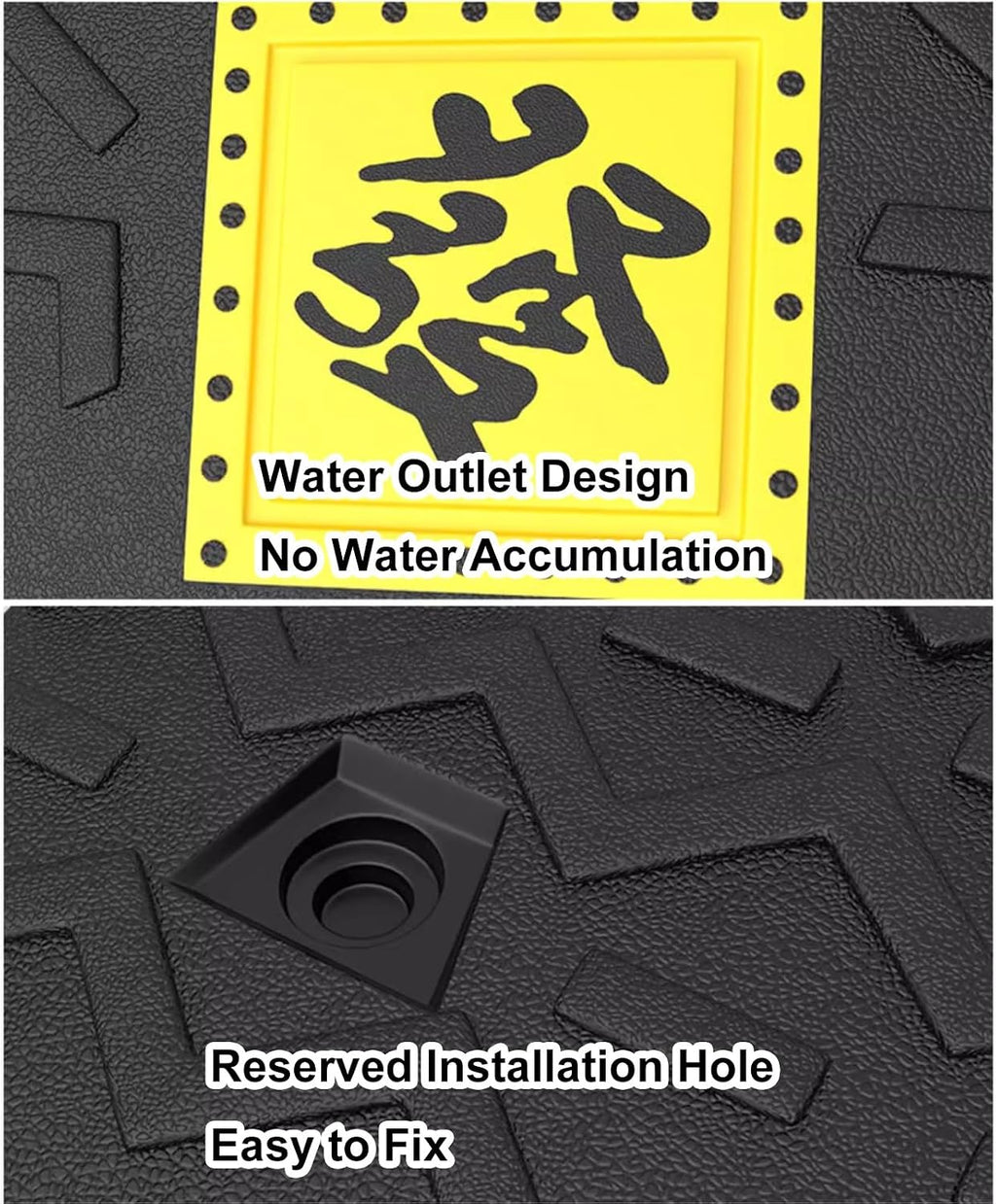 Auto Curb Ramps, Rubber Ramp, 1.6-5.9 in Rise Height Driveway Ramp, Door Threshold Ramp, for Driveway, Loading Dock, Sidewalk, Car, Scooter, Bike, Motorcycle, Wheelchair,(100 * 25 * 7Cm)