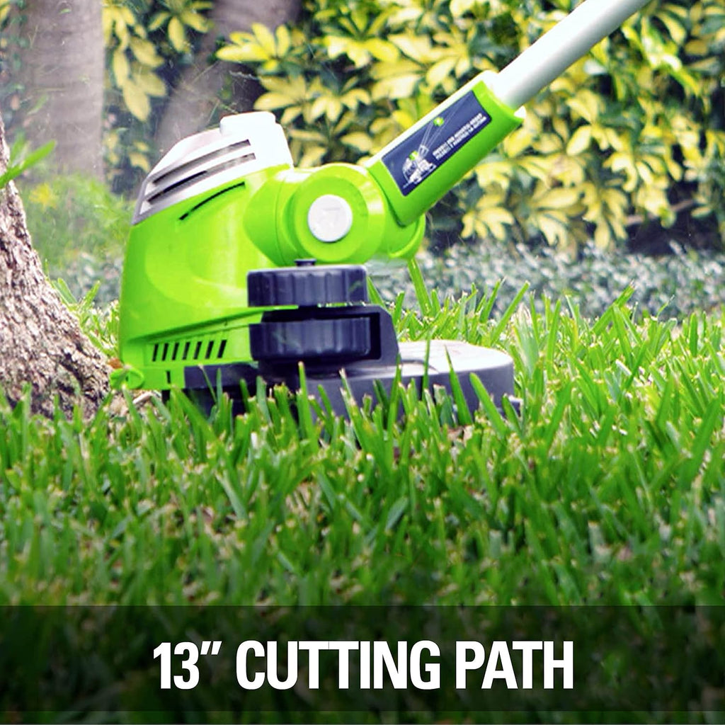 Greenworks 40V 13' Cordless String Trimmer / Edger, 2.0Ah Battery and Charger Included