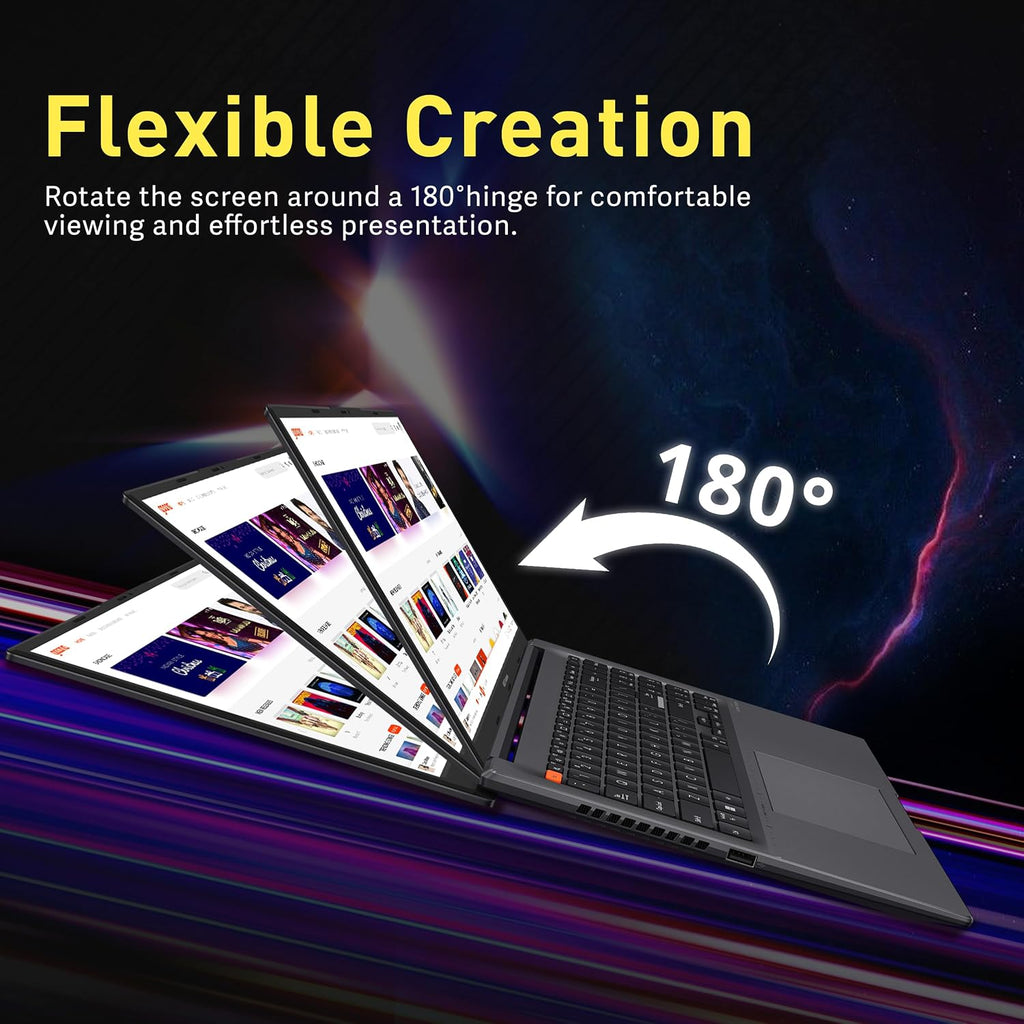 ASUS VivoBook S15 Slim Laptop, 15.6' FHD Display, Ryzen 5-5600H, 8GB RAM, 672GB Storage (512GB SSD +160GB Docking Station), AMD Radeon Graphics, Backlit Keyboard, Fingerprint, WiFi6, Win 11 Pro, Black