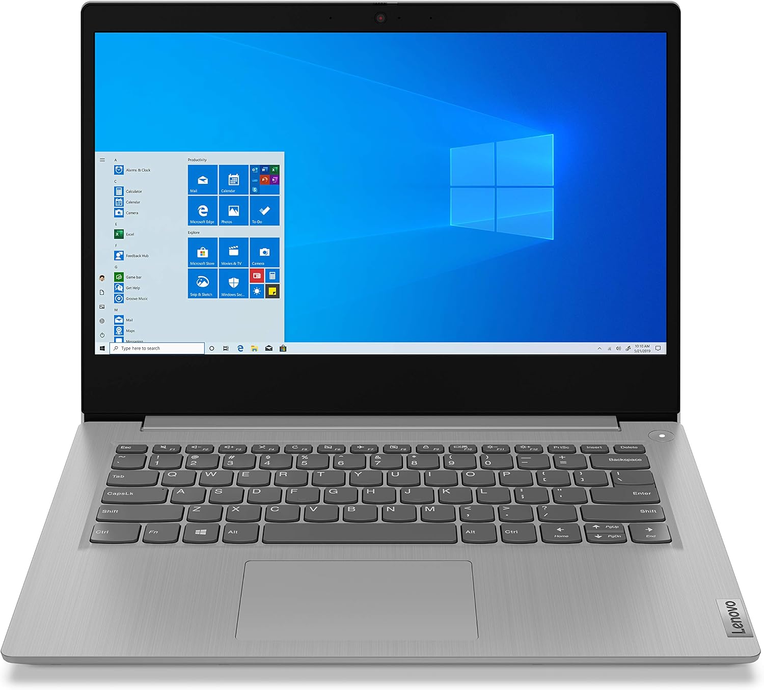 Lenovo IdeaPad 3 14 Laptop, Intel Core i3-1005G1, 4GB RAM, 128GB Storage, 14.0' FHD Display, Windows 10 S