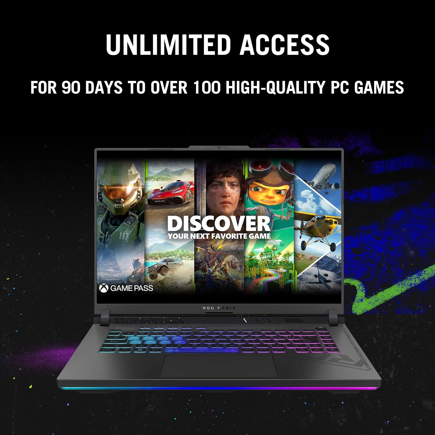 ASUS ROG Strix G16 (2023) Gaming Laptop, 16â€ Nebula Display 16:10 QHD 240Hz, GeForce RTX 4050, Intel Core i9-13980HX, 16GB DDR5, 1TB PCIe SSD, Wi-Fi 6E, Windows 11, G614JU-ES94,Eclipse Gray