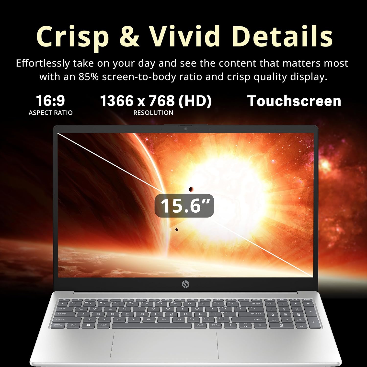 HP Pavilion 15.6' HD Touchscreen Laptop, Intel i3-1215U, 32GB RAM, 1.16TB Storage(1TB SSD+160GB Docking Station Set), Intel UHD Graphics, Num Pad, HD Camera, Fast Charge, Wi-Fi 6E, Win 11, Silver