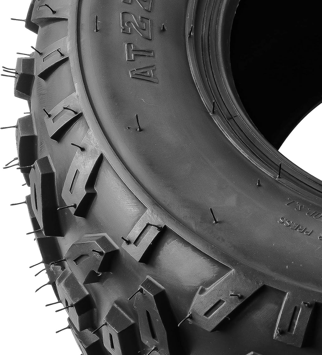 KAX 22x10-10 22x10x10 Tire Tubeless Mini Bike Go Kart ATV Quad 4 Wheeler 4PLY Z-183 2PC