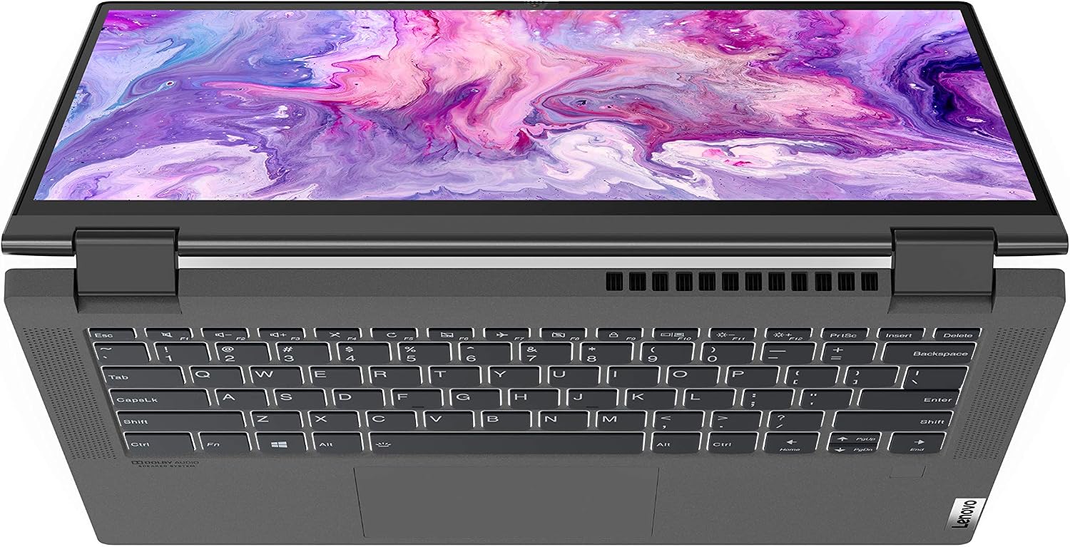 Lenovo Flex 5 Laptop, 14.0' FHD Touch Display, AMD Ryzen 5 5500U, 16GB RAM, 256GB Storage, AMD Radeon Graphics, Windows 11 Home, Graphite Grey