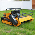 Remote Control Lawn Mower,459cc EPA Engine,39.4' Hybrid Commercial Mower - Conquer 55° Slopes & Rugged Terrain,Powerful Gas-Electric Crawler - Effortlessly Tames Steep Hills & Tough Landscapes