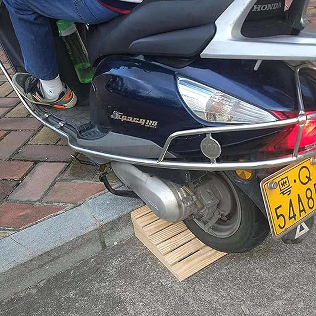 Threshold Ramp, Wood Threshold Ramps for Doorways Garden Steps Patio Door, Wheelchairs Ramps with Accessories, Non-Slip Entry Ramp for Wheelchairs Walkers Motorcycle