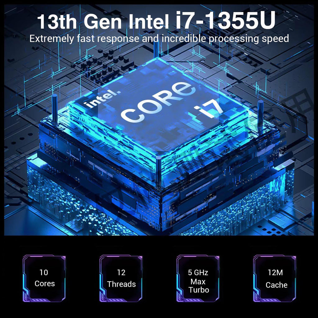 HP 17 Touchscreen Laptop Computer, 17.3 Inch HD+ Touch Screen Business Laptop PC, Intel Core i7, 64GB RAM 2TB SSD, Windows 11 Pro, 10 Key Backlit Keyboard, Fingerprint, Rose Gold