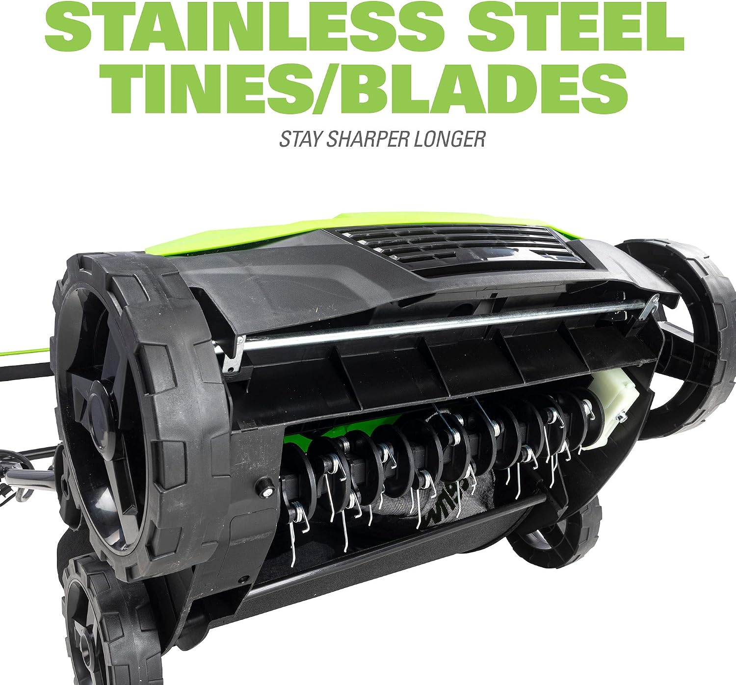 Greenworks 13 Amp 14-Inch Corded Dethatcher / Scarifier, DT13B00