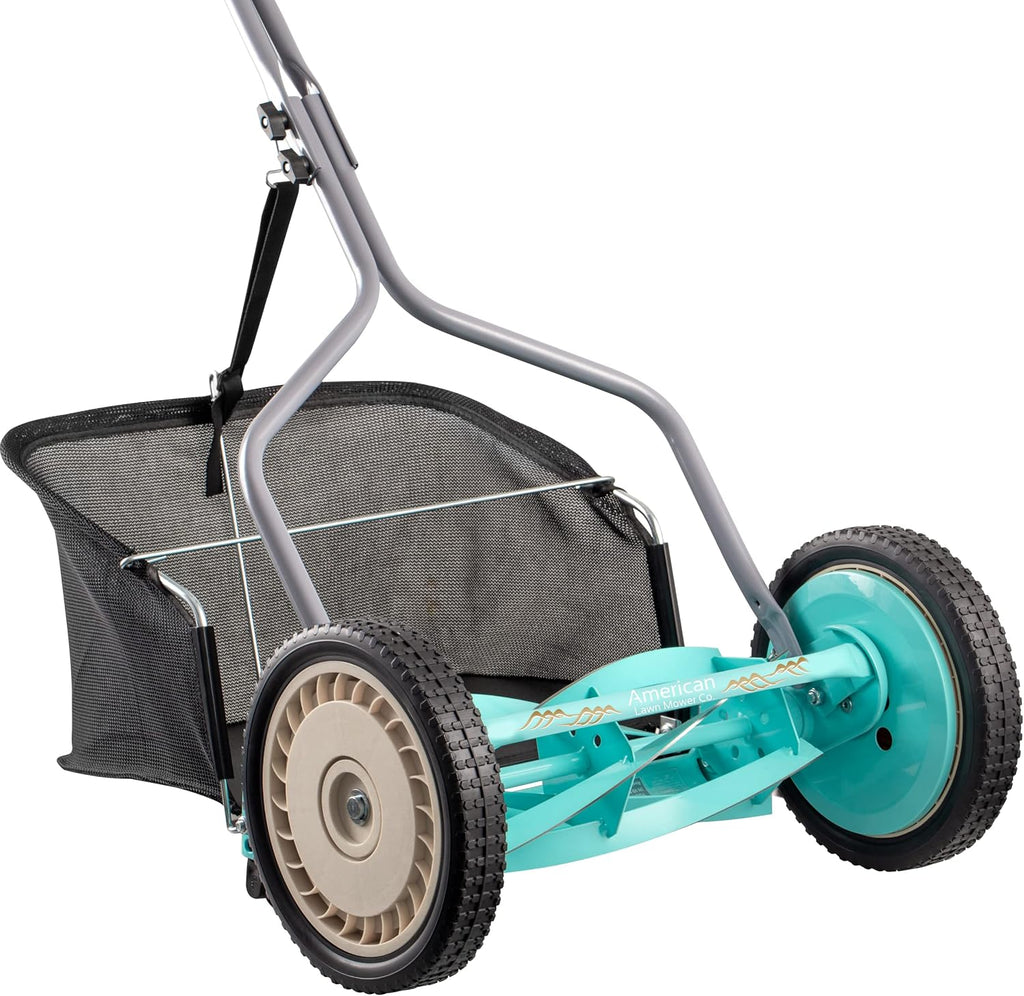 American Lawn Mower 14-Inch 5-Blade Push Reel Lawn Mower + Reel Lawn Mower Compound Sharpening Kit