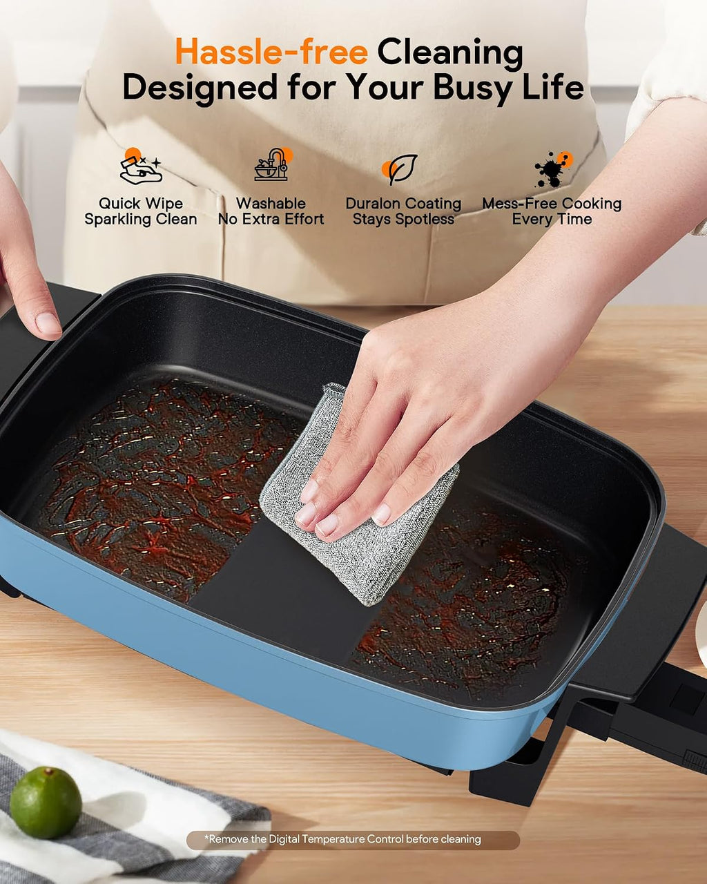 Nuwave Medley XL Digital Electric Skillet, Family Size Griddle w/Glass Lid, 2025 New & Improved Precision Heating, 100°-425°F, PFAS Free G11 Nonstick Ceramic Coating, Portable Hot Plate, 7qt Capacity