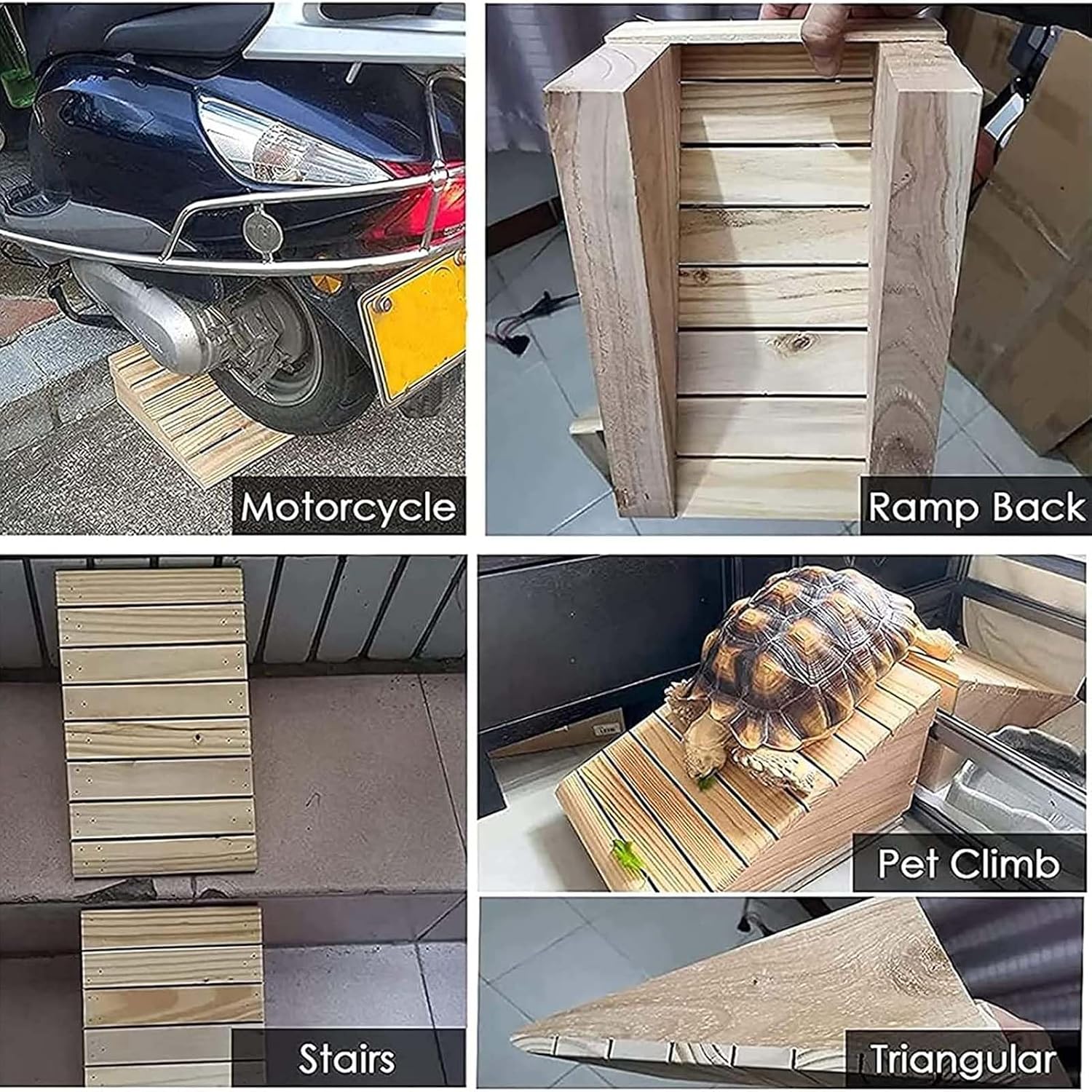 Loading Ramps, Threshold Ramp, Rise Wooden Threshold Ramps for Doorways, Non-Slip Durable Entry Ramp for Home/Garden Step/Sheds Doors, for Wheelchairs Walkers