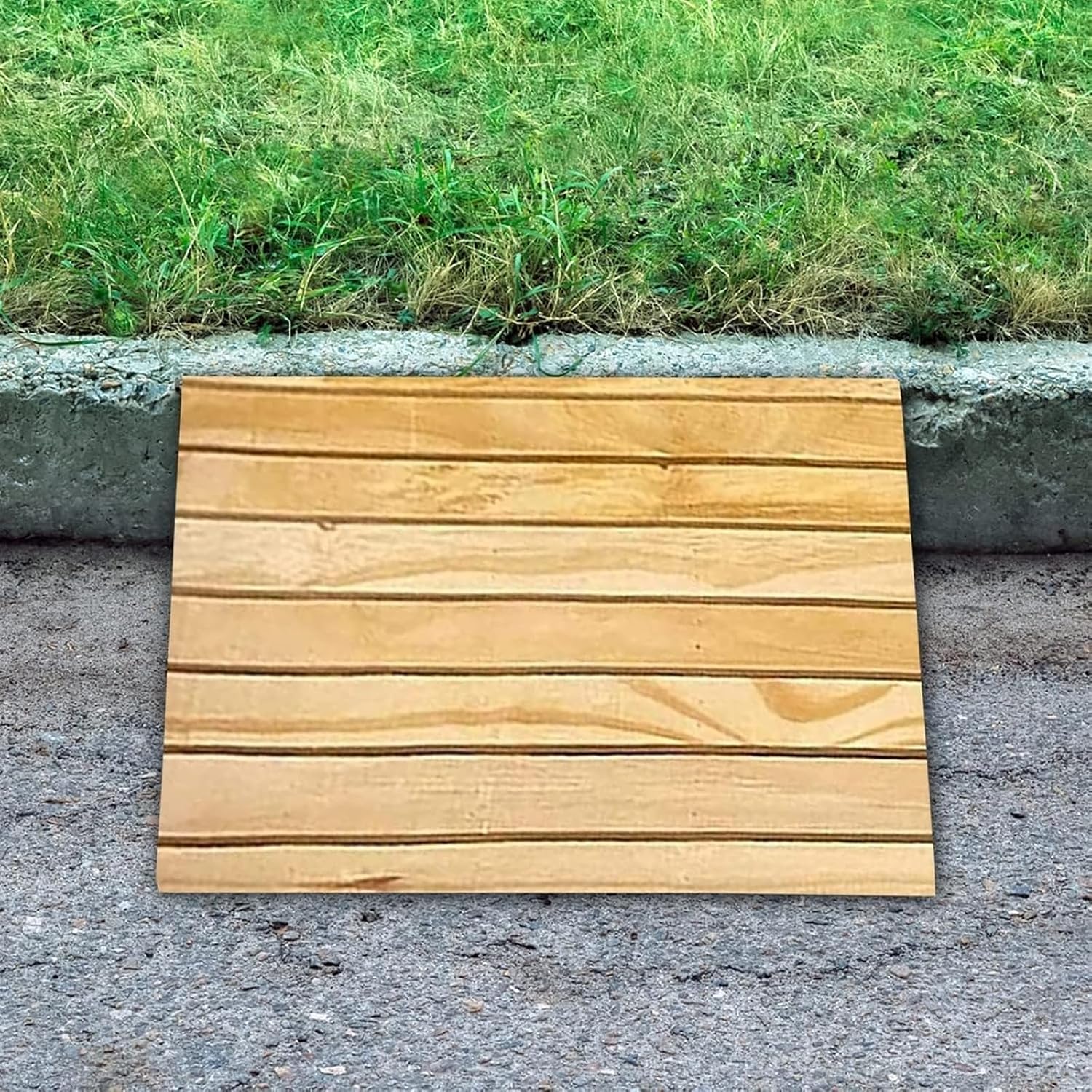Ramps Threshold Ramp, Curb Ramp for Driveway, Door Threshold Ramp Wood/Large Entryway Transition Ramp 3/5/ 6/8/ 4 Inch High, Portable Non Slip Home Slope for Moving(40x30x8cm (15.7x12x3in))