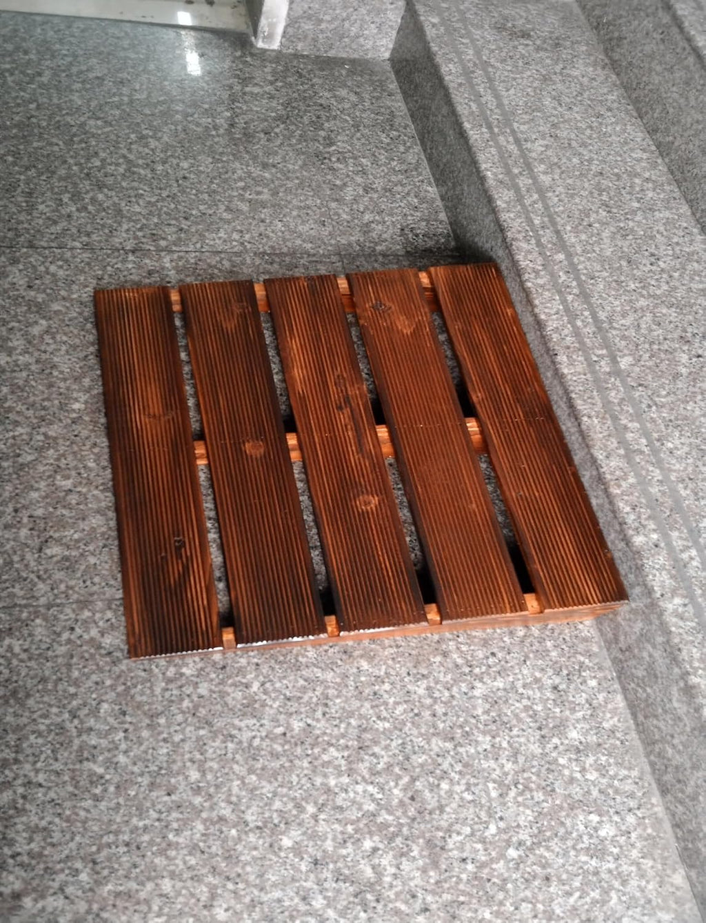 Wood Ramp for Doorways, Can Be Spliced Curb Threshold Ramps, Rise Entry Ramp for Home Steps(1/1.6FT(Color2,20x20x4in)