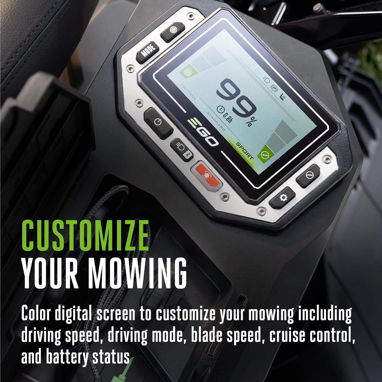 EGO POWER+ Z6 Zero Turn Riding Lawn Mower, 42' Deck, Includes (6) 56V 6.0Ah Batteries and 880W Charger - ZT4214L