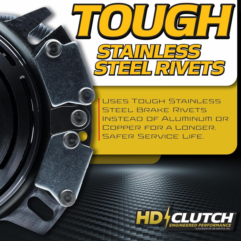 HD Switch BIGBearing HiTorque 210ftlb PTO Clutch 574607001 5218-247 for Husqvarna Dixon RedMax MZ28 MZ52 MZ61 MZ5424 MZ5225 MZ6128 MZ6128ZT MZT52 MZT61 FD52 FD61 Z454 Z460 DX148 DX152 DX161 5218247