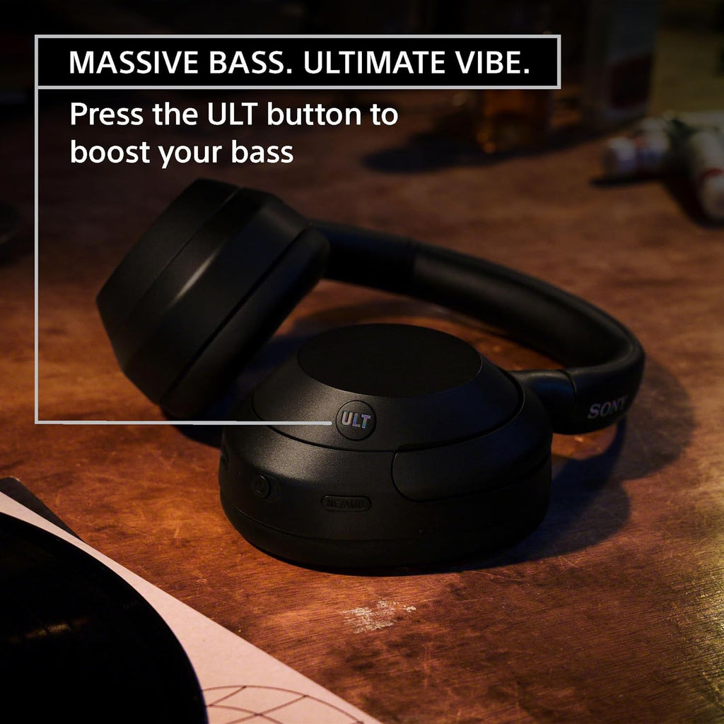 Sony ULT WEAR 900N Wireless Noise Canceling Bluetooth Headphones - Forest Gray, WHULT900N/H