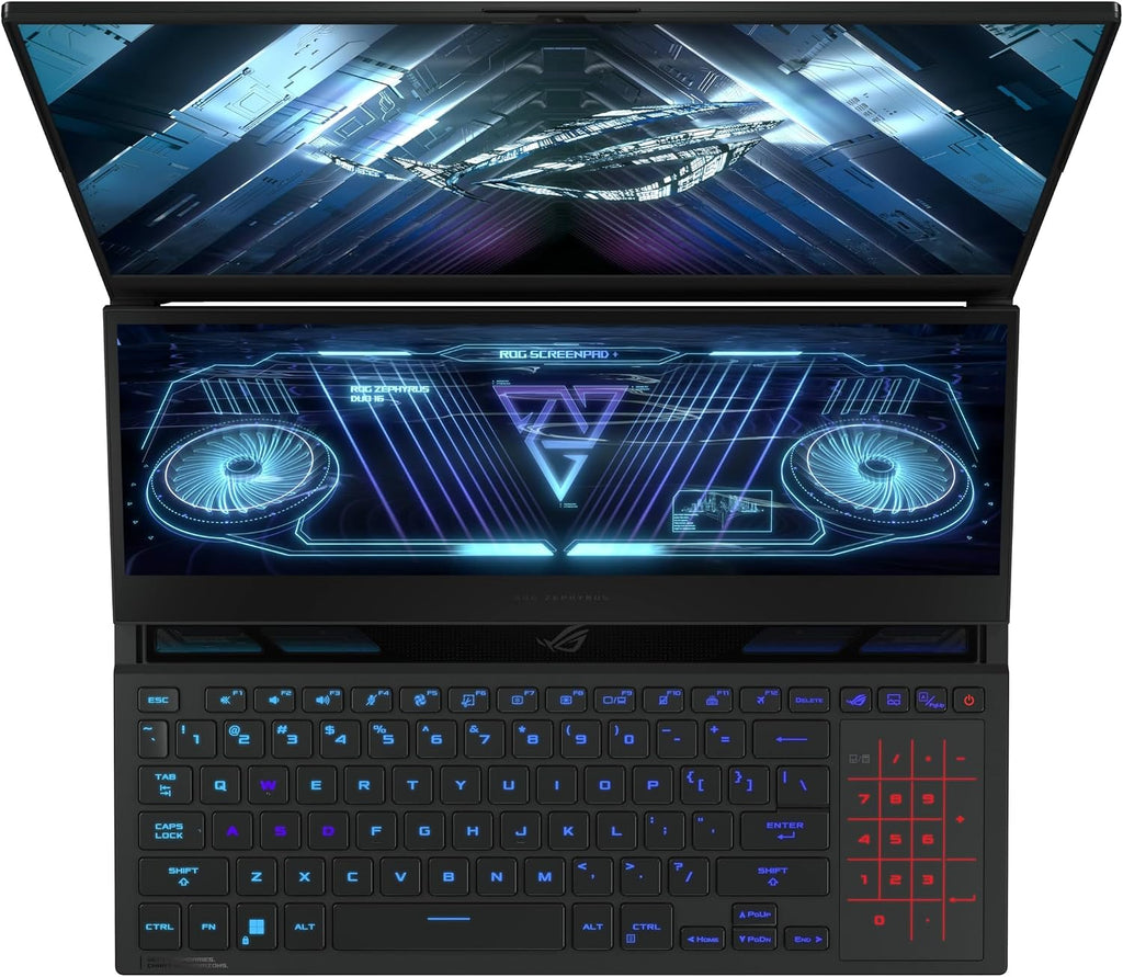 ASUS ROG Zephyrus Duo 16 GX650RW Gaming/Entertainment Laptop AMD Ryzen 9 6900HX 32GB RAM 1TB SSD NVIDIA GeForce RTX 3070 Ti 16' (2560x1600) QHD+ Display Windows 11 Pro (Renewed)
