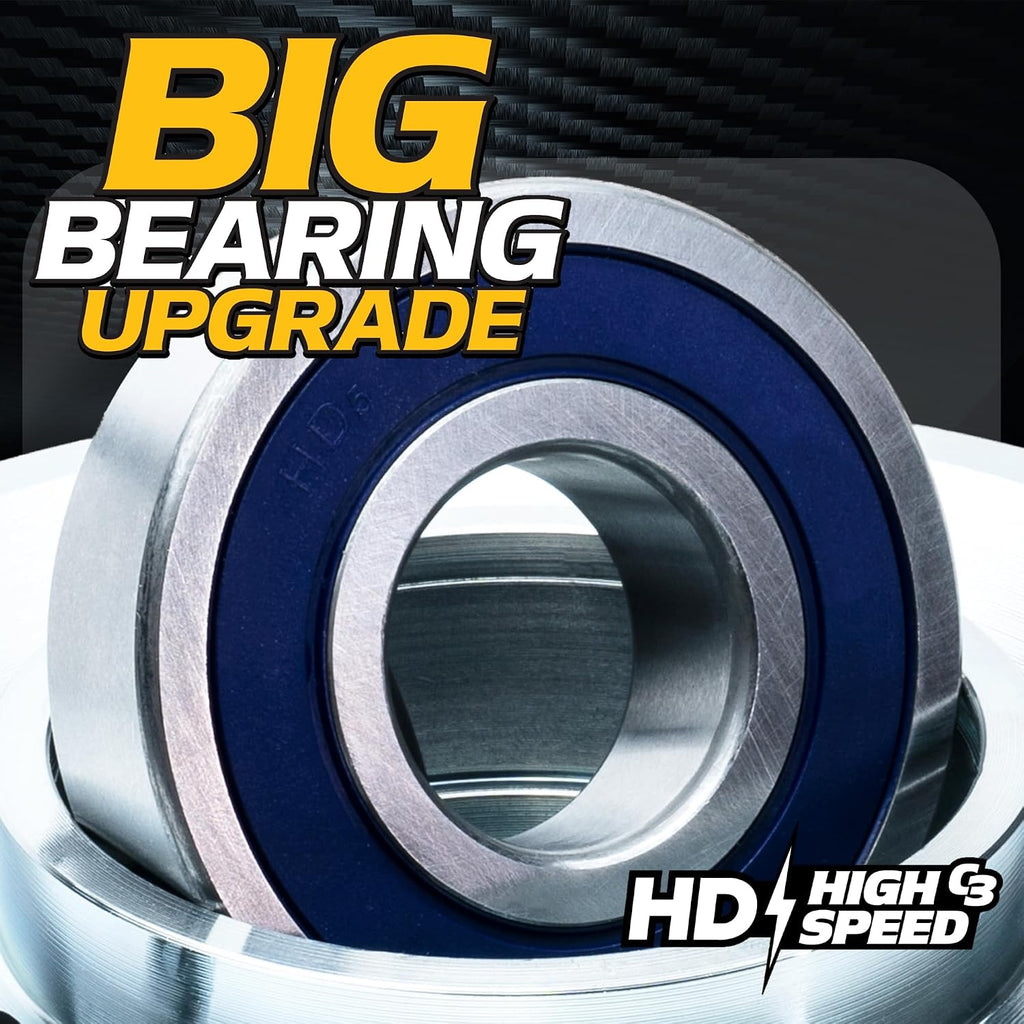 High Torque 130ftlbs (OEM 105ftlbs) BIGBearing Solid Steel Billet Pulley Electric PTO Clutch 04678300 OEM Upgrade w/Larger Replaceable Pulley Bearing fits Ariens Gravely Lawn Mower Warner