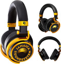 Meters OV-1-B-C Over-Ear Wireless Headphones with Active Noise Cancellation - Studio-Quality Sound with 16-Hour Playback & VU Display - Bluetooth 5.0, App-Controlled, 40mm Drivers (Jamaica)