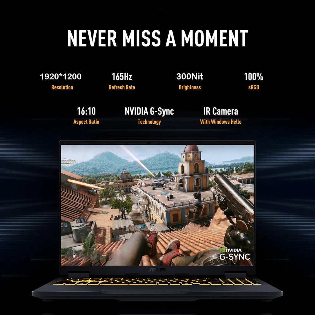 ASUS TUF F16 Gaming Laptop, NVIDIA GeForce RTX 5060, 14 Gen Intel 16-Core i7-14650HX, 16' FHD+ 165Hz Anti-Glare Display, Backlit Keyboard, 64GB DDR5 RAM, 1TB SSD, Win 11 Pro, WiFi 6E, w/Accessories