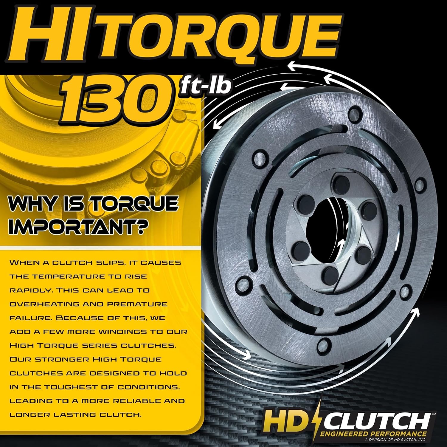 HD Switch BIGBearing HiTorq 130ftlb PTO Clutch 119-8941 5219-107 for ExMark Quest Toro TimeCutter Titan ZS5000 MX4800 MX4880 MX5060 MX5400 MX5480 MX6000 MX6080 X4850 X5450 XS4850 SX5450 ZX5400 ZX6000
