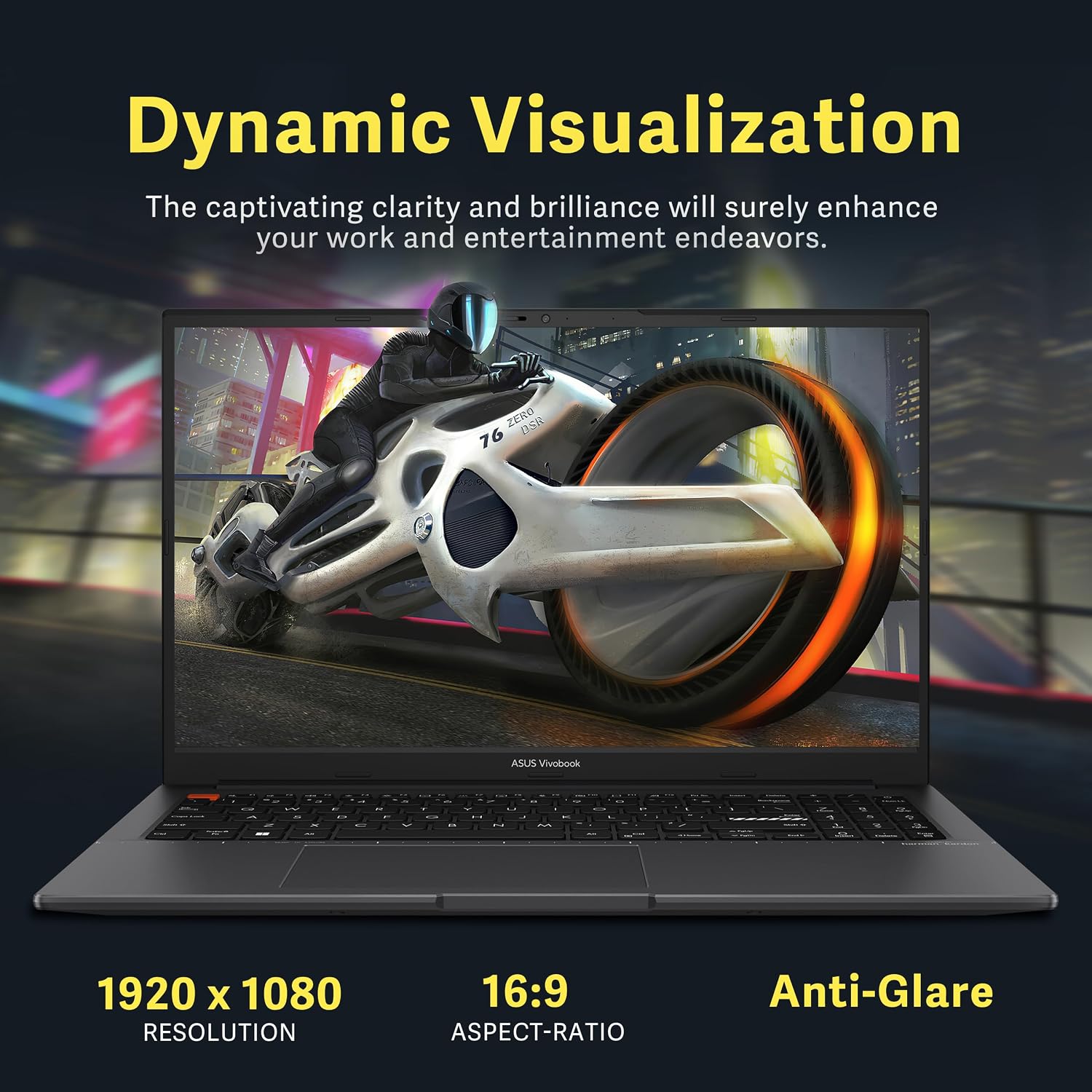 ASUS VivoBook S15 Slim Laptop, 15.6' FHD Display, Ryzen 5-5600H, 8GB RAM, 1.16TB Storage(1TB SSD +160GB Docking Station), AMD Radeon Graphics, Backlit Keyboard, Fingerprint, WiFi 6, Win 11 Pro, Black