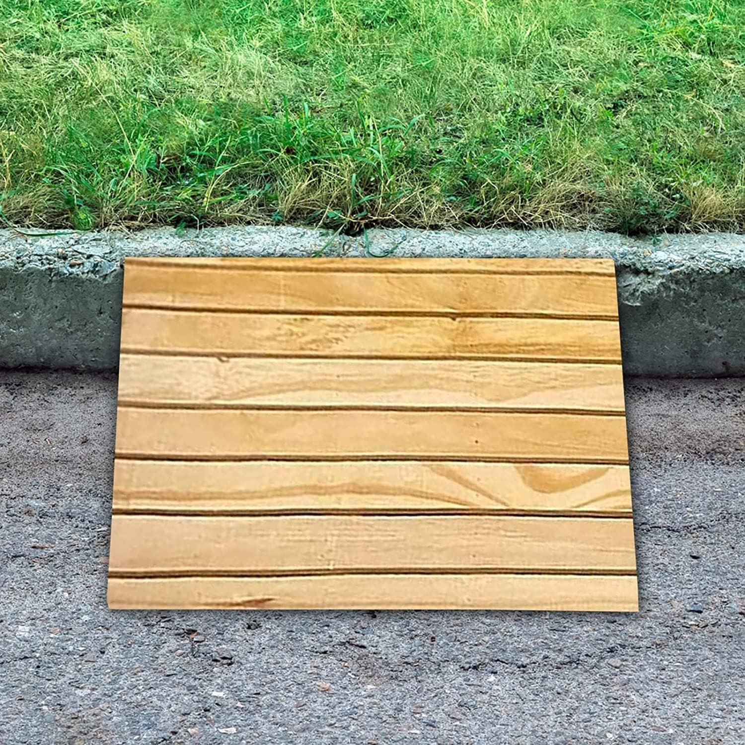 Doorway Uneven Floor Transition Strip, Curb Ramp for Driveway, Door Threshold Ramp Wood/Large Entryway Transition Ramp 3/5/ 6/8/ 4 Inch High, Portable Non Slip Home Slope for Moving ( Size : 70x33x13c