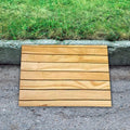 Doorway Uneven Floor Transition Strip, Curb Ramp for Driveway, Door Threshold Ramp Wood/Large Entryway Transition Ramp 3/5/ 6/8/ 4 Inch High, Portable Non Slip Home Slope for Moving ( Size : 100x43x18