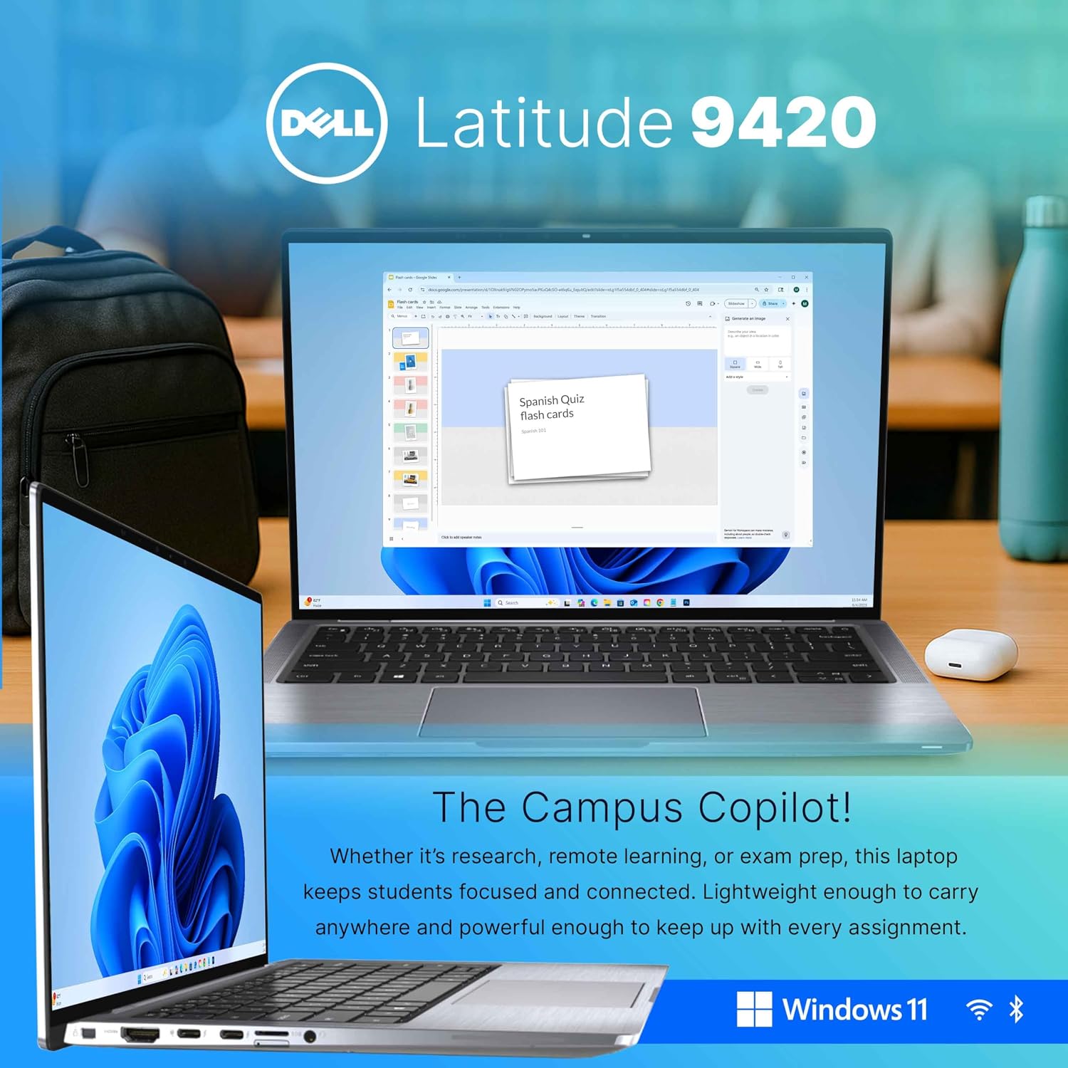 Dell Latitude 9420 Laptop | 14' FHD LCD | Intel Core i7 11th Gen | 16GB RAM | 512GB SSD | Backlit Keyboard | Webcam | WiFi | Windows 11 Pro | Business Ultrabook Computer (Renewed)